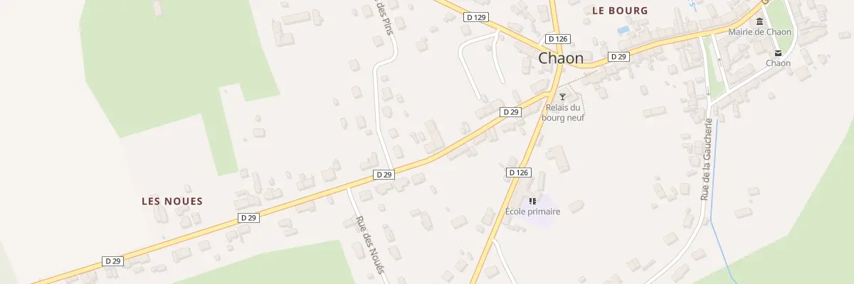 Plan du 10 Rue de Lamotte-beuvron à Chaon