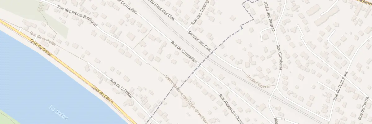 Plan du 72 Rue de Cormeilles à Herblay-sur-Seine