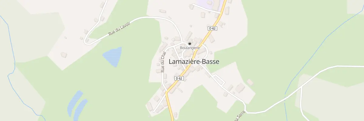 Plan du 65 Le Bourg Ouest à Lamazière-Basse