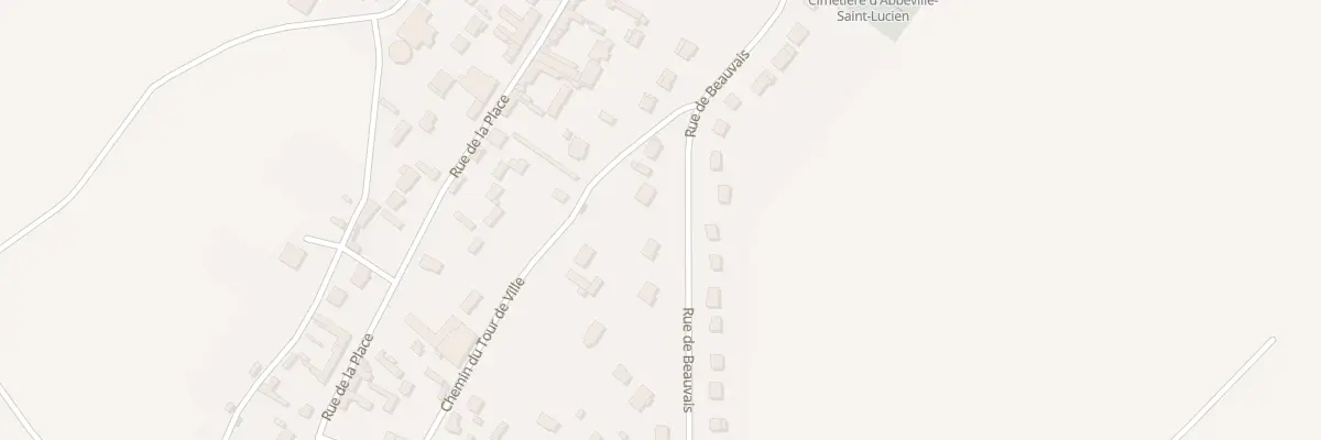 Plan du 20 Rue de Beauvais à Abbeville-Saint-Lucien