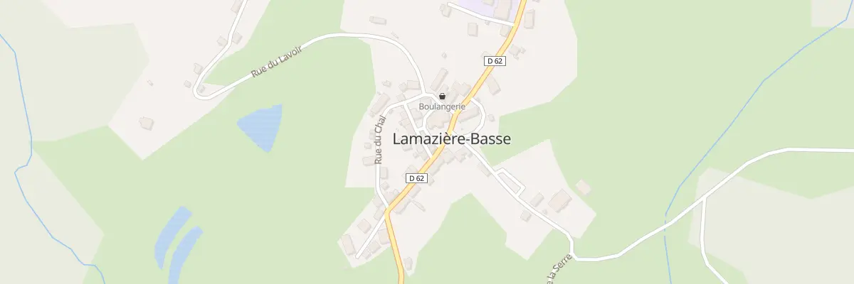 Plan du 64 Le Bourg Ouest à Lamazière-Basse