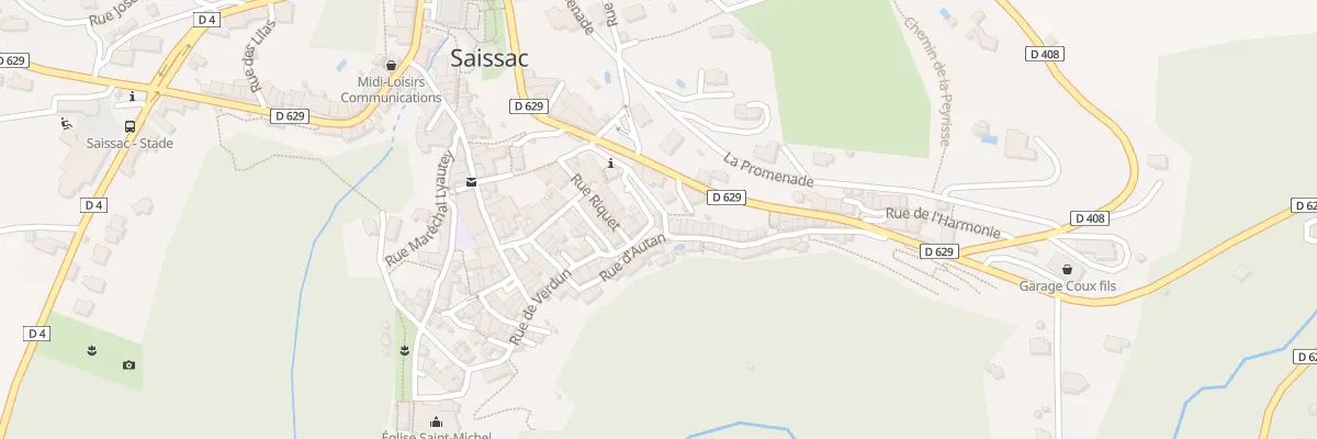 Plan du 5000F Rue des Remparts à Saissac