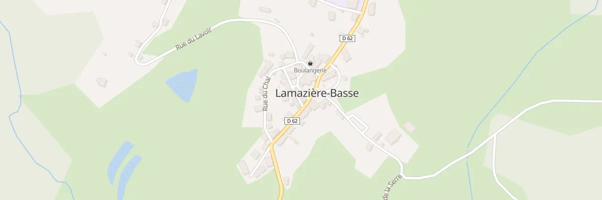 Plan du 63 Le Bourg Ouest à Lamazière-Basse