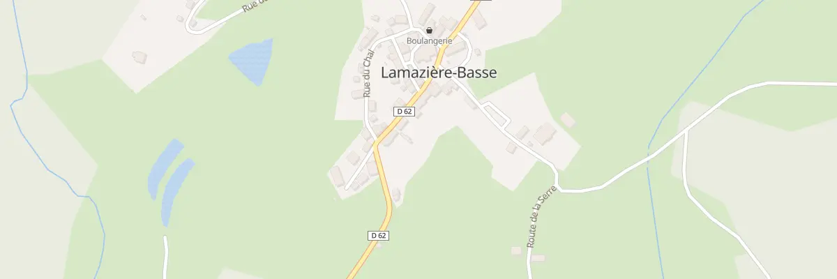 Plan du 52 Le Bourg Ouest à Lamazière-Basse