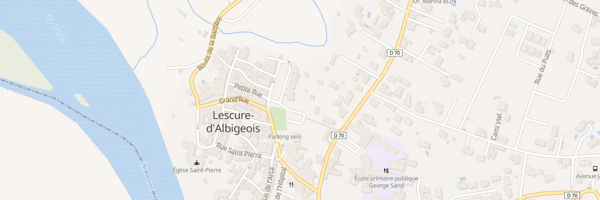 Plan du 6 Pl de l’Horloge à Lescure-d’Albigeois