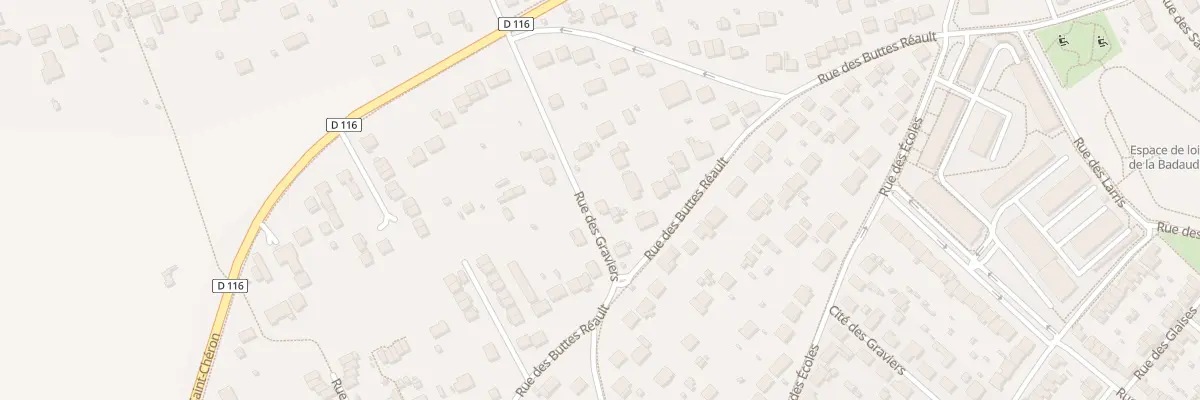 Plan du 22 Rue des Graviers à Breuillet