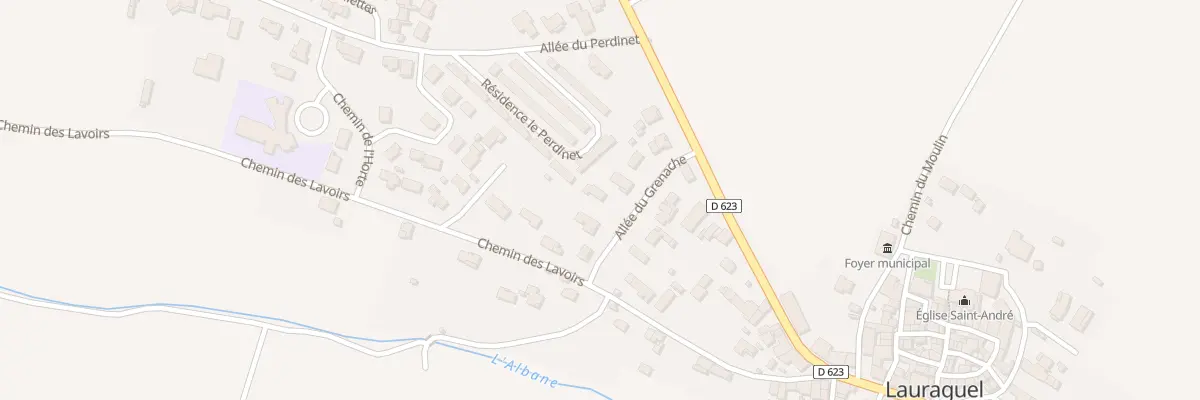 Plan du 101G Le Grenache à Lauraguel