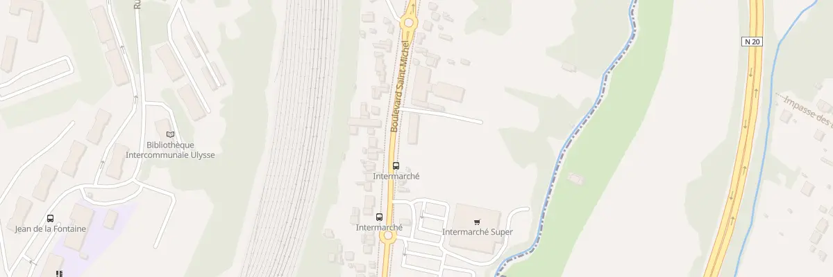 Plan du 56 Bd Saint-Michel à Étampes