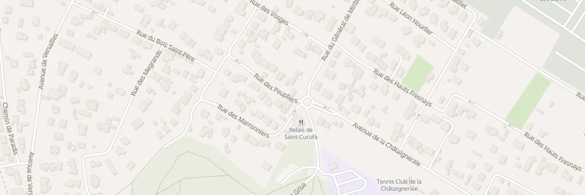 Plan du 110 Rue du Gen de Miribel à Rueil-Malmaison