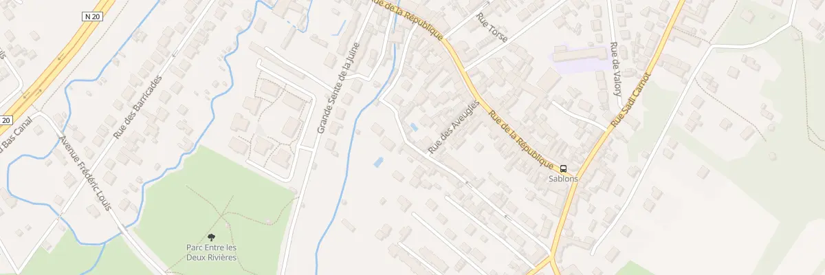 Plan du 14 Rue des Aveugles à Étampes