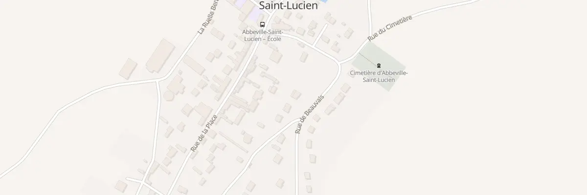 Plan du 12 Rue de Beauvais à Abbeville-Saint-Lucien