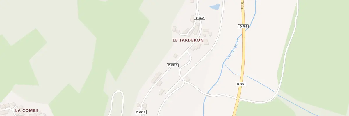 Plan du 18 Le Tarderon à Croze
