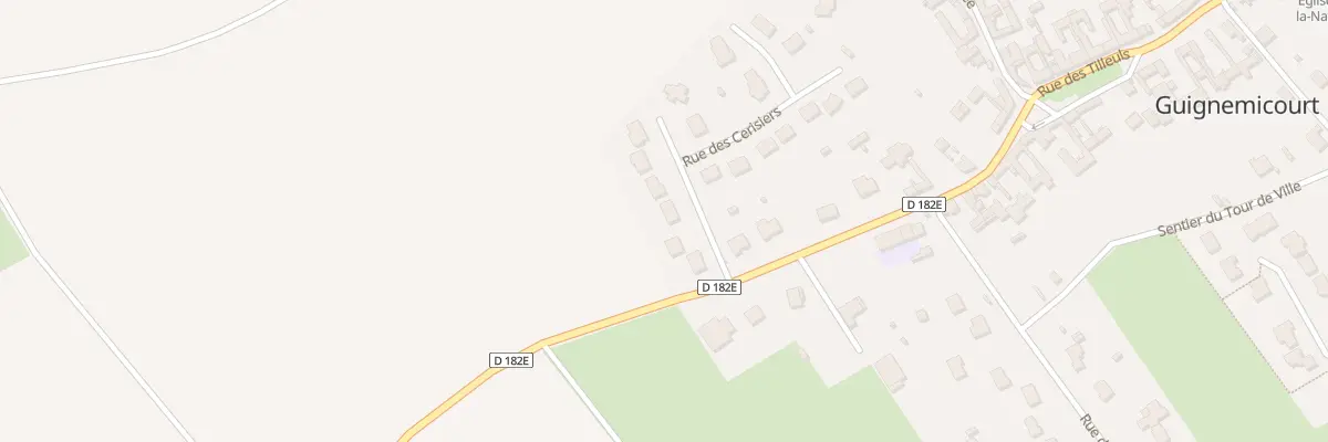 Plan du 5 Rue des Poiriers à Guignemicourt