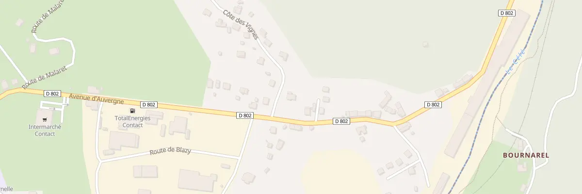 Plan du 2 Côte des Vignes à Bagnac-sur-Célé