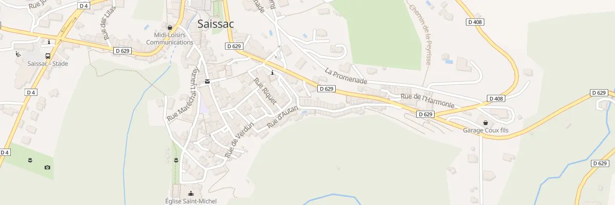 Plan du 89 Le Village à Saissac
