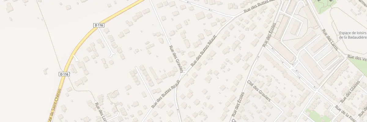 Plan du 20 Rue des Graviers à Breuillet