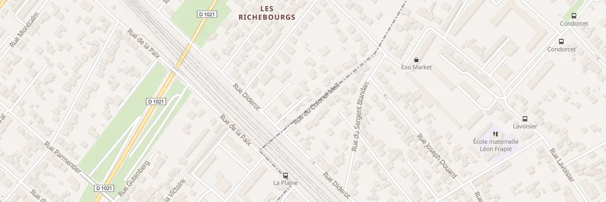 Plan du 73B Rue Diderot à Sartrouville