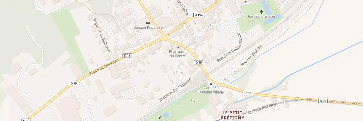Plan du 4 Rue de la Gare à Breuillet