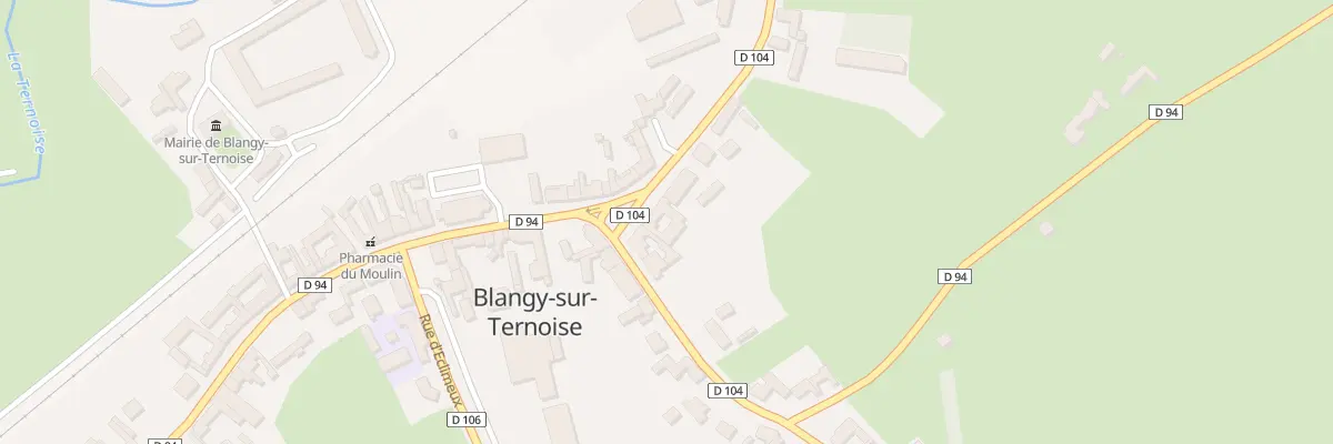 Plan du 6 Pl du Gen de Gaulle à Blangy-sur-Ternoise