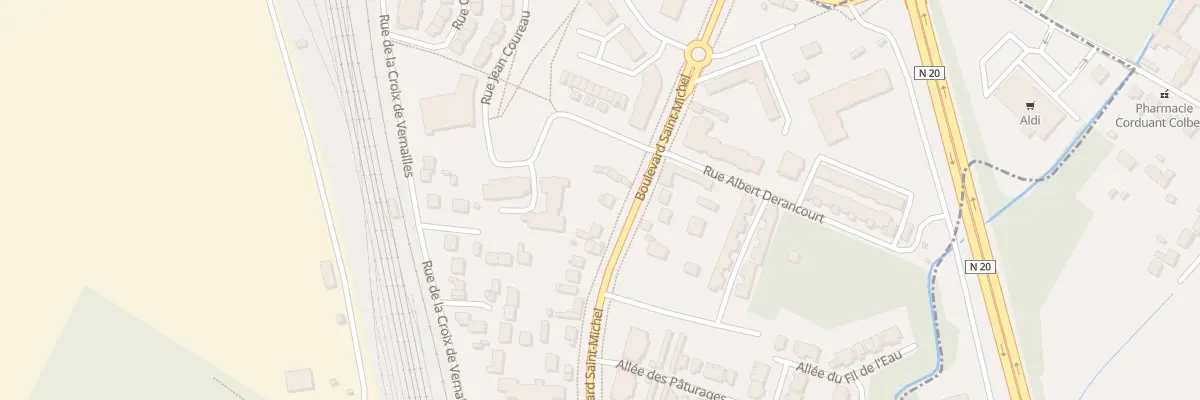 Plan du 111 Bd Saint-Michel à Étampes