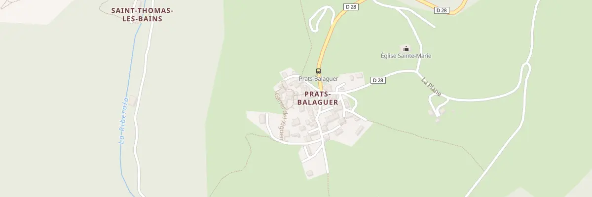 Plan du 155 Prats Balaguer à Fontpédrouse