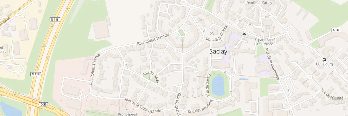 Plan du 10 Rue du Colombier à Saclay