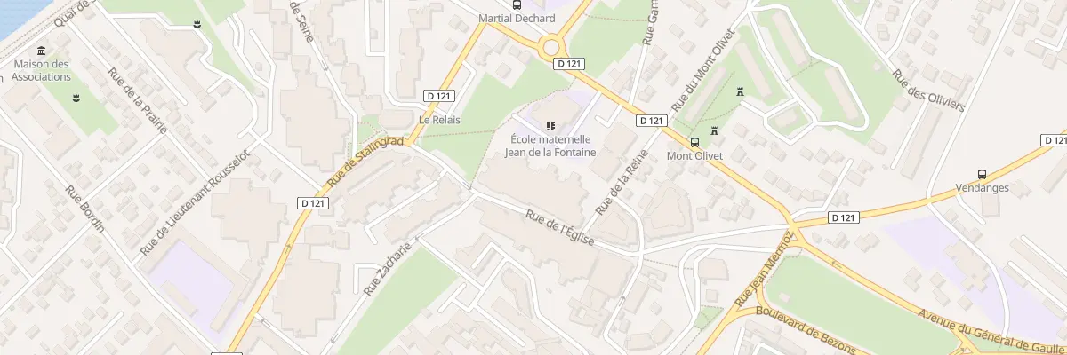 Plan du 25 Rue de l’Eglise à Sartrouville