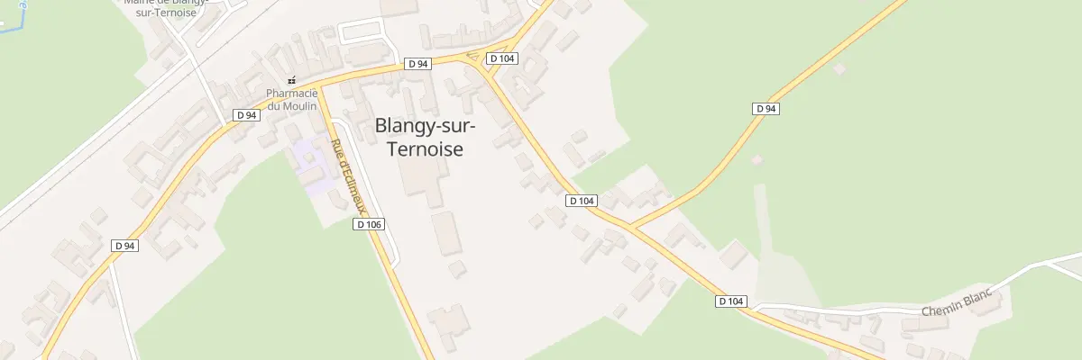 Plan du 7 Rue d’Hesdin à Blangy-sur-Ternoise