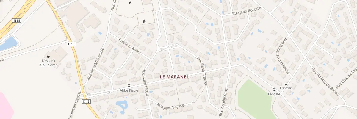 Plan du 37 Rue Alain Colas à Albi