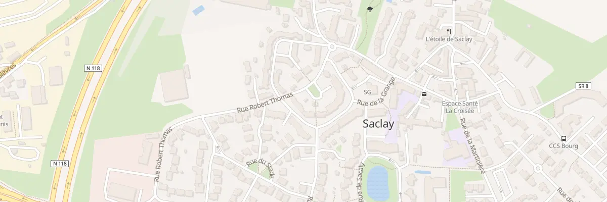 Plan du 3 Rue du Colombier à Saclay