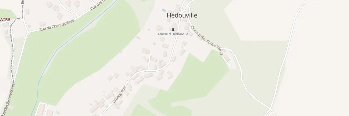 Plan du 24 Gr Grande Rue à Hédouville