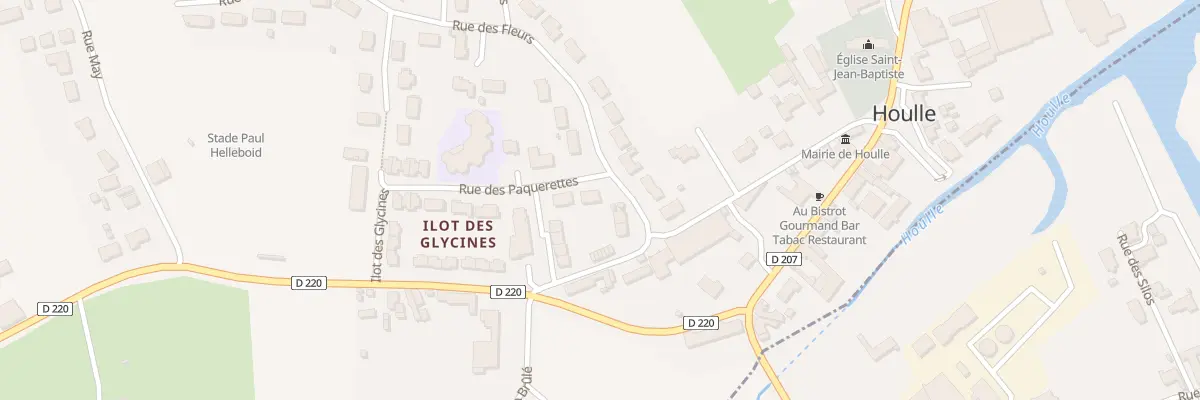 Plan du 2 Rue des Pâquerettes à Houlle