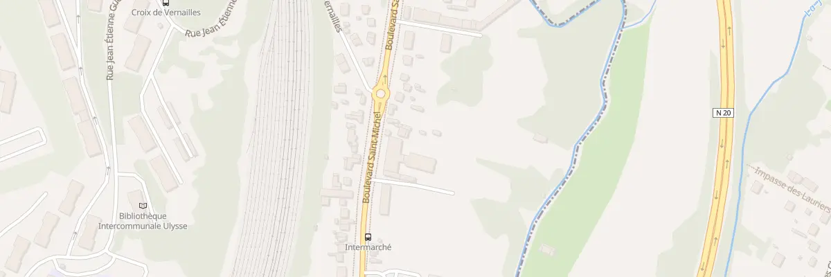 Plan du 66 Bd Saint-Michel à Étampes