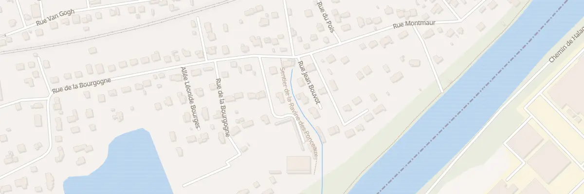 Plan du 3Q Rue de la Bourgogne à Auvers-sur-Oise