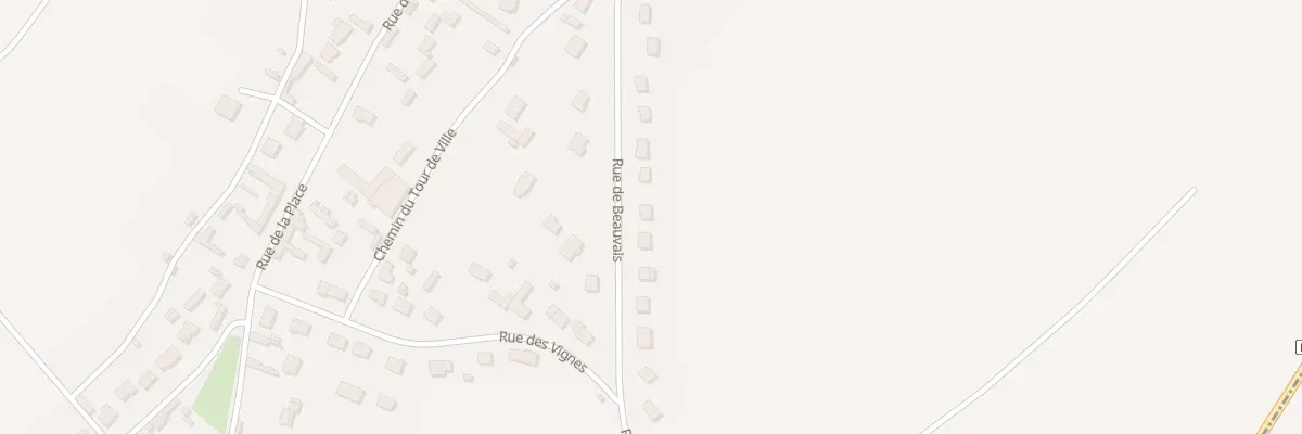 Plan du 33 Rue de Beauvais à Abbeville-Saint-Lucien