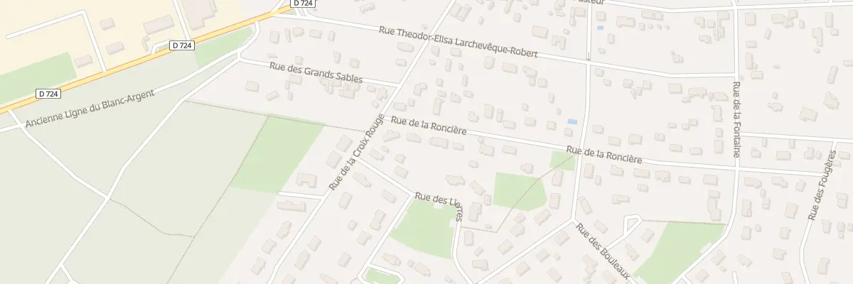 Plan du 23 Rue de la Ronciere à Souesmes