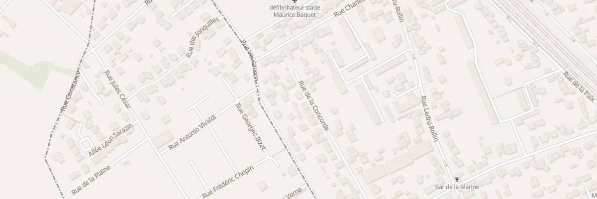 Plan du 23 Rue de la Concorde à Houilles