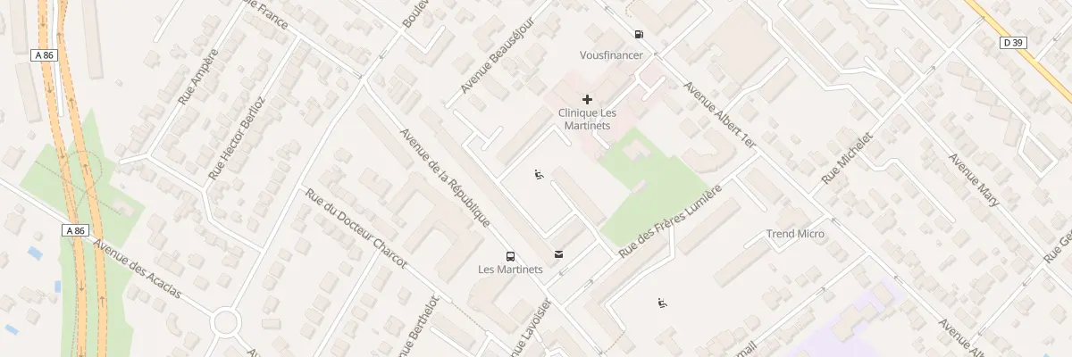 Plan du 76 Av de la République à Rueil-Malmaison