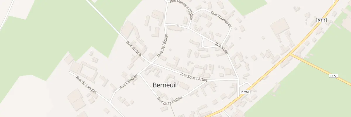 Plan du 14 Rue sous l’Arbre à Berneuil