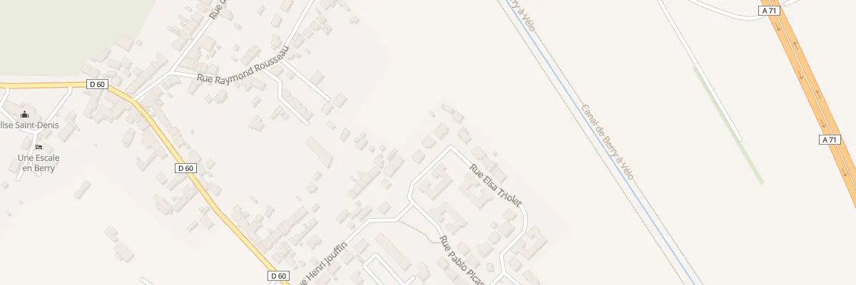 Plan du 3 Rue Elsa Triolet à Foëcy