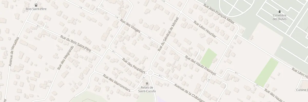 Plan du 100 Rue du Gen de Miribel à Rueil-Malmaison