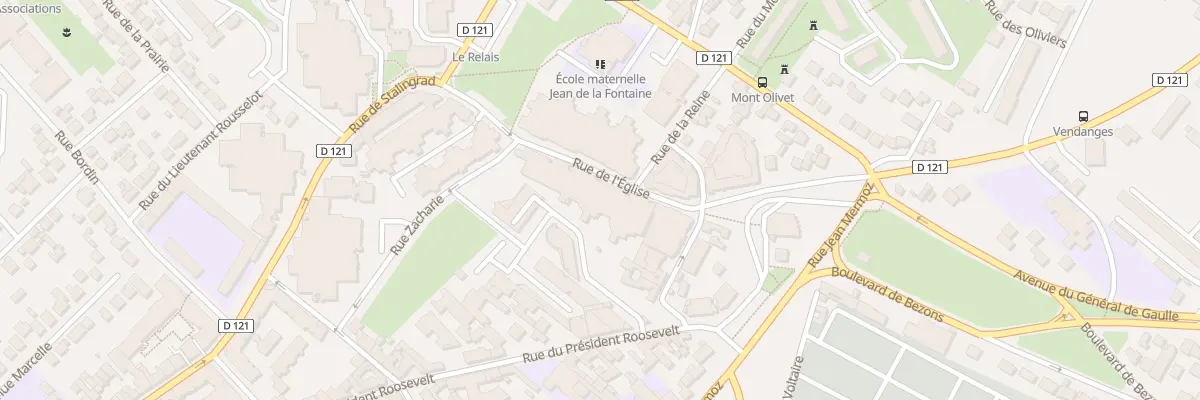Plan du 30 Rue de l’Eglise à Sartrouville