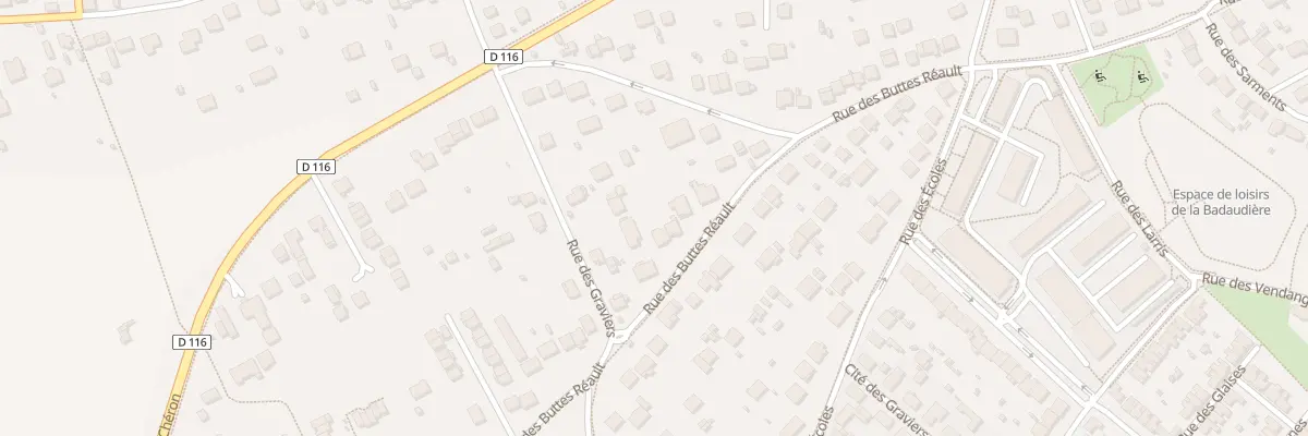 Plan du 238 Rue des Buttes Réault à Breuillet