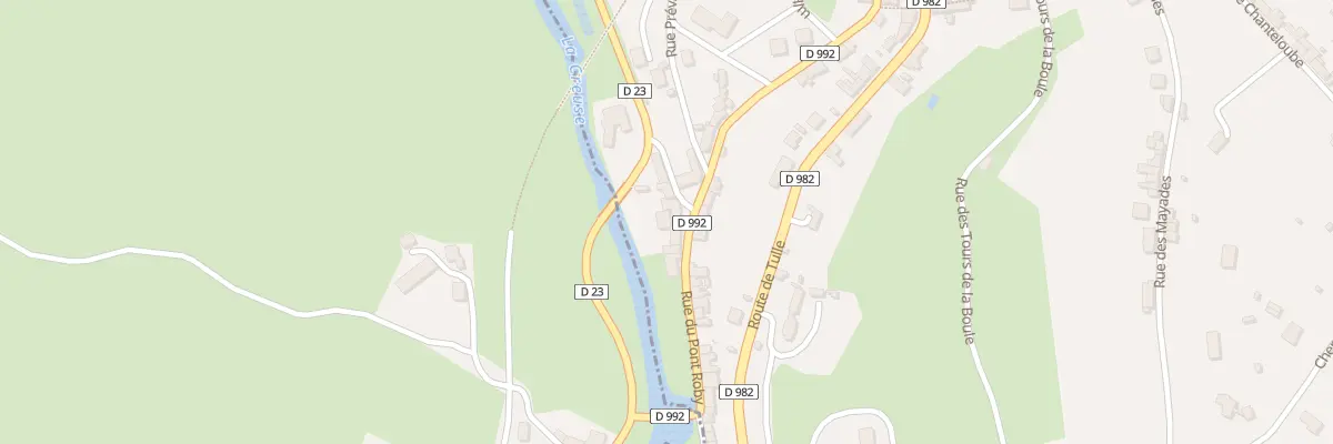 Plan du 6 Rue du Pont Roby à Felletin