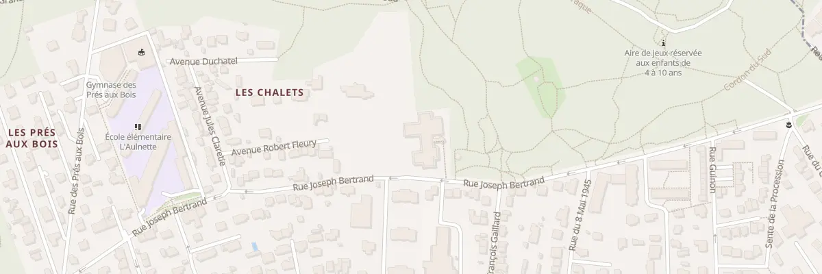 Plan du 2 Rue Joseph Bertrand à Viroflay