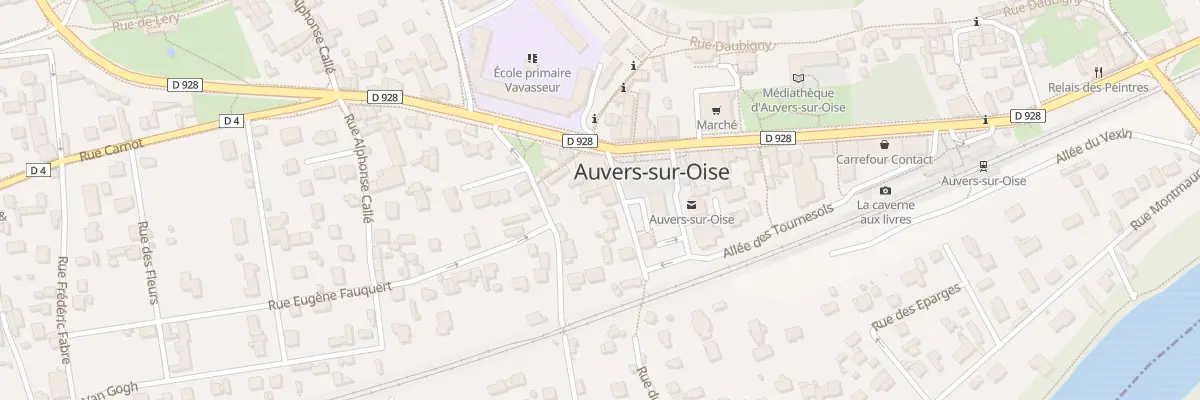 Plan du 33 Rue du Pois à Auvers-sur-Oise
