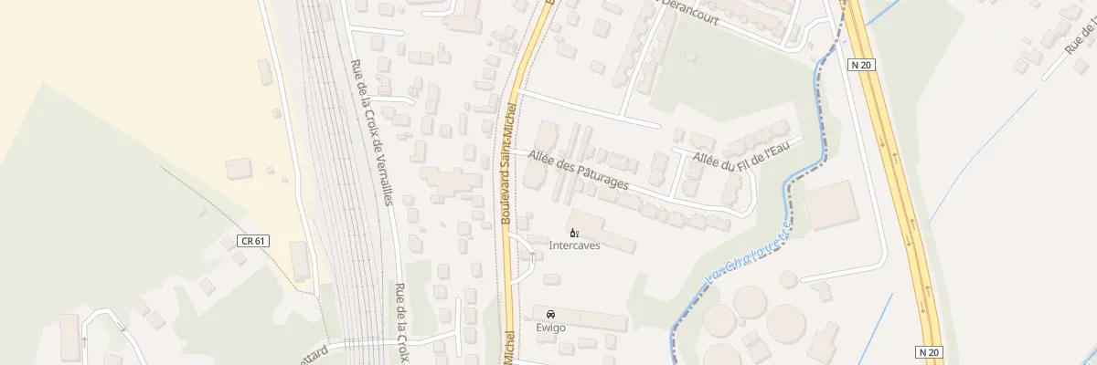 Plan du 98 Bd Saint-Michel à Étampes