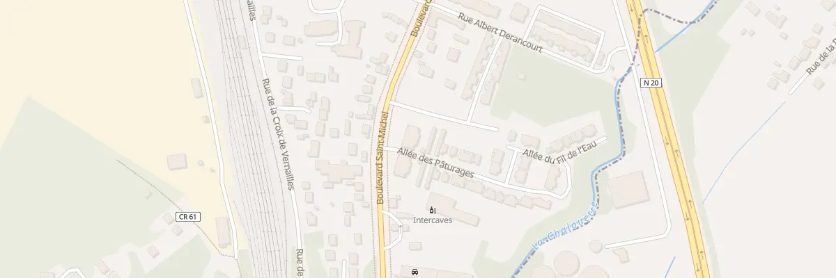 Plan du 98B Bd Saint-Michel à Étampes