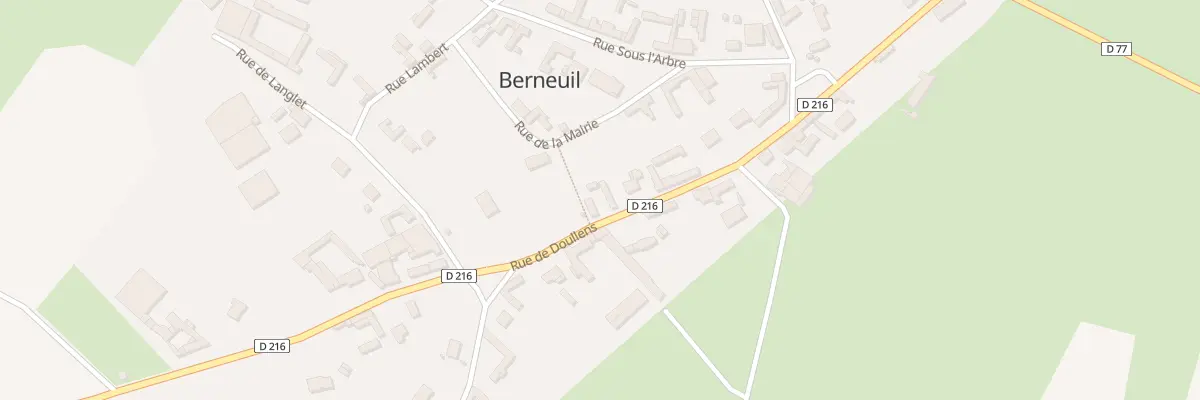 Plan du 10 Rue de Domart à Berneuil
