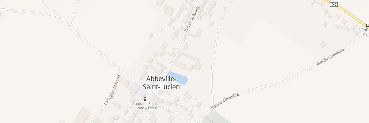 Plan du 8 Rue de la Mairie à Abbeville-Saint-Lucien